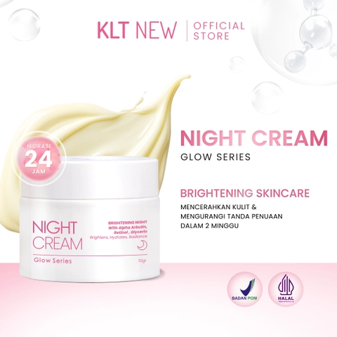 KLT NEW - KLT New Night Cream Glow Series 10Gr