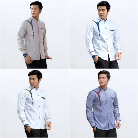 Kois Batik - Baju Muslim Pria Dewasa Lengan Pendek Koko Halus nyaman dipakai motif akat