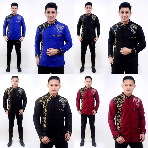 Juragan Kurta - Baju koko bordir dewasa motif asan