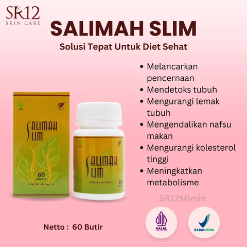 SR12 Mimin - SR12 Salimah Slim Salusi Diet Tanpa Efek Samping
