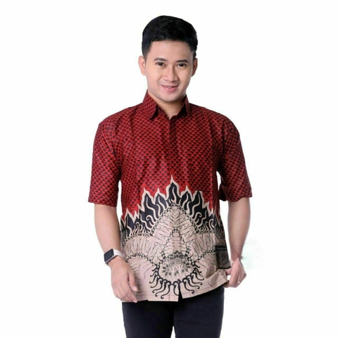 Batik Alfin - Kemejan batik pria dewasa lengan pendek model terbaru nyaman di pakai bagus banget