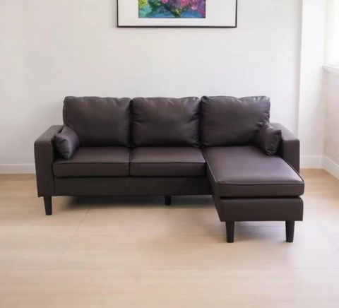 Rizki Electronics - Selma Leander Sofa Modular Sudut Kulit