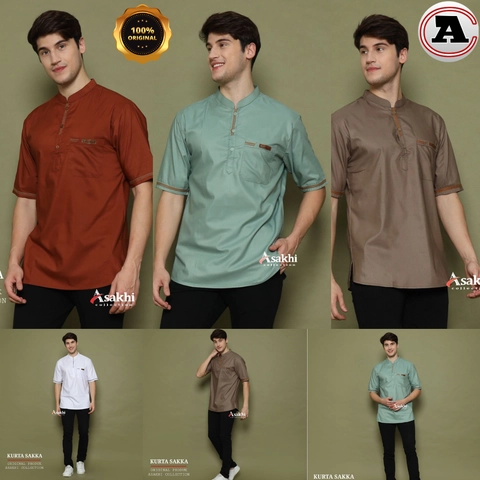 Koko asakhi collection - KOKO LENGAN PENDEK- KOKO SAKKA- KAIN NYAMAN DAN HALUS