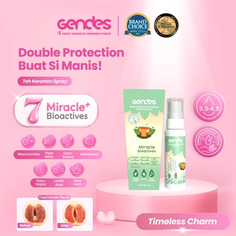 GENDES - Gendes Sweet Aromatic Feminine Care Spray with Teh Keraton 7 Miracle Bioactives