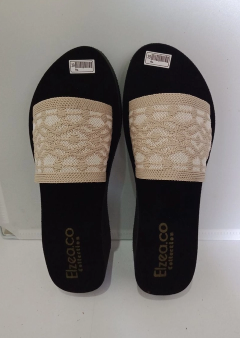 Elzeaco - Sandal Spon Webbing Wedges 5cm K29 (PROMO)