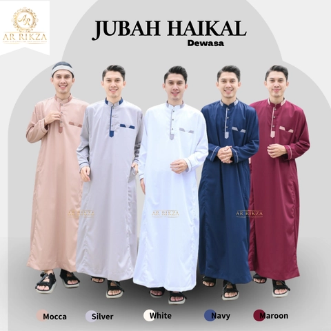 Arrikza - Jubah Pria Dewasa Haikal (A)