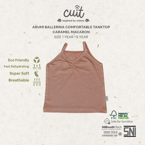 CUIT Baby 1 - 5 Tahun Arumi Tanktop Ballet Aina Tutu Skort ( Rok Celana )