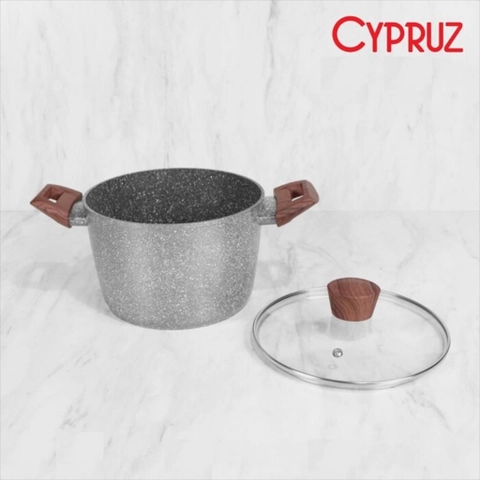Cypruz Official - Cypruz High Casserole+TUTUP 20cm 4X1 PI-0738