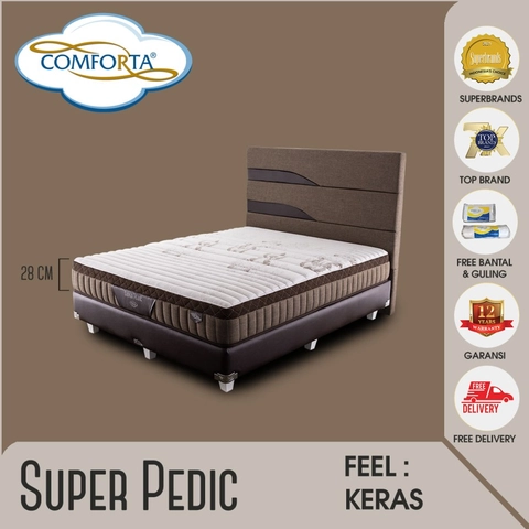 Comforta - COMFORTA Kasur Springbed Super Pedic Fullset 90x200