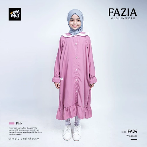 Ammar Kids - FAZIA MIDI DRESS AMARANTH FA4