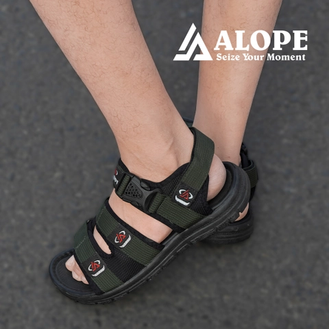 ALOPE OFFICIAL - SANDAL YEAGER ALOPE TEBAL BESTSELLER PRIA WANITA SIZE DEWASA READY