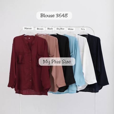 My Plus Size - Blouse Jumbo Wanita 3648/Ld 125 cm/135 cm/ 145 cm & 155 cm