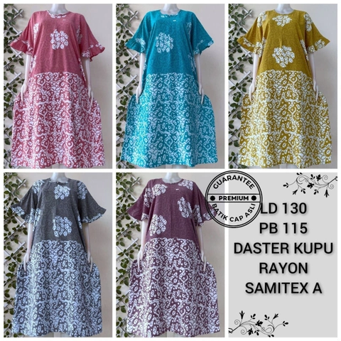 Batik Ayodha - DASTER KUPU SANIA JUMBO LD 130CM ALLSIZE