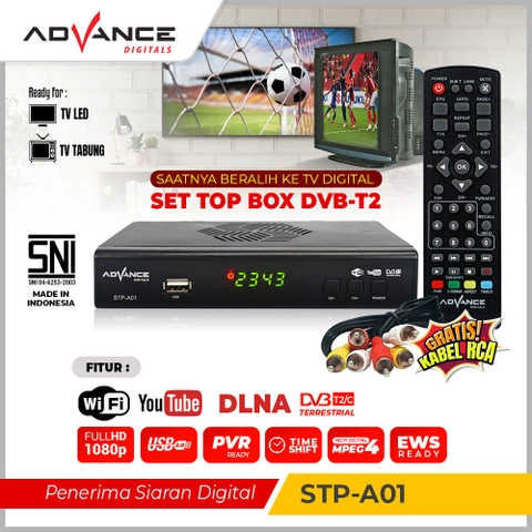 TWINS STATIONERY - Stb Advance STP-A01 Set Top Box DVB-T2