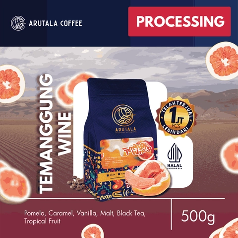 Arutala - Kopi Robusta Temanggung Wine 500 gram