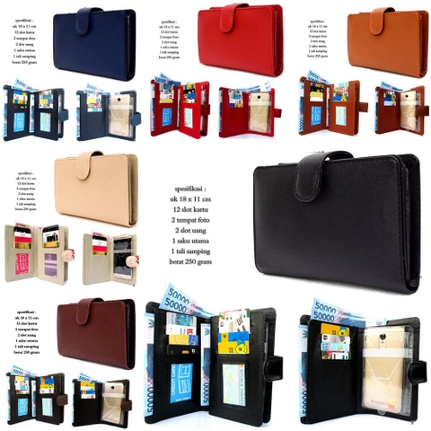 Lanc Fashion - Organaizer Dompet Hp Alexia Premium Kulit Tayga Z