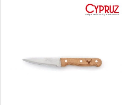 Cypruz Official - Jeju Pisau Gagang Kayu Cow Head 6inci PU-0586J