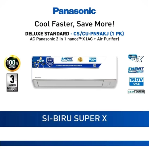Mumtazqu Store - Panasonic CS/CU-PN9AKJ AC & Purifier - Low Voltage + Nanoe-X [1 PK]