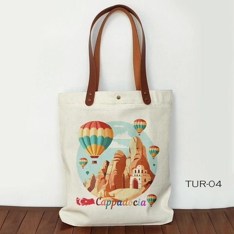 Dewani - Totebag Canvas Seri Cappadocia Tas Kanvas Souvenir oleh oleh Turki - 04