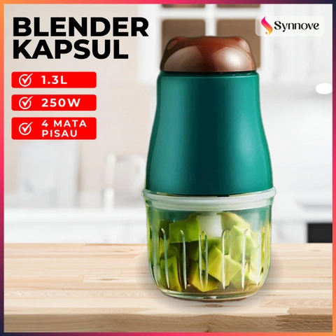 Blender Chopper Serbaguna 4 Mata Pisau Stainless Blender Kapsul Capsul Food Chopper Portable Mini Bl