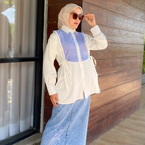 Sseolshop - FREYA atasan wanita / baju lebaran wanita 2025 / kemeja wanita