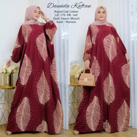 Batik Ayodha - KAFTAN DAUNDA JUMBO ALLSIZE