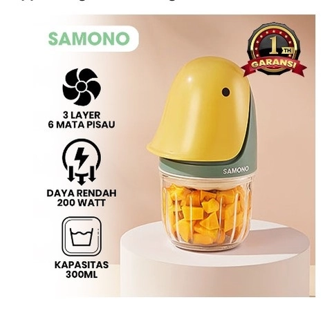 UTAMAMEGA - Samono Chopper Magic Duck Penghalus Makanan Hemat Daya 200Watt SW-C200