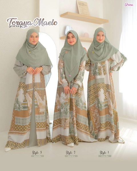 Dzeera - DRESS MOM STYLE 2 TORAYA SERIES / gamis motif toraja
