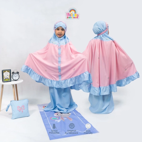 LITTLE NEOSACK - LITTLE NEOSACK - MUKENA KATUN PLAN ANAK PEREMPUAN - NAJMA MUKENA LX10042