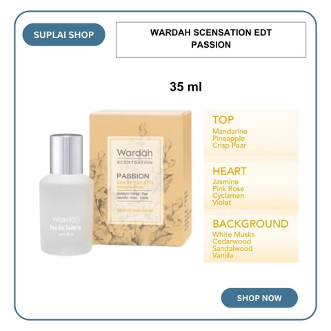 SUPLAI SHOP - Parfum EDT Wanita Wardah Scentsation Eau De Toilette Passion
