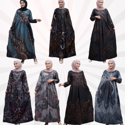 Kois Batik - Gamis Batik Wanita Dewasa Baru Banyak Varian Maxi