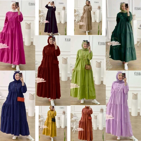 Batik Alfin - Dresss kirania midi dres wanita