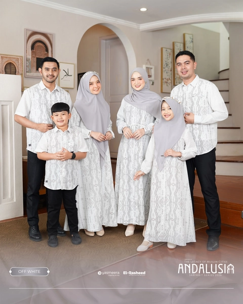 Yasmeera Official - SARIMBIT 2026 ANDALUSIA SERIES WARNA OFF WHITE