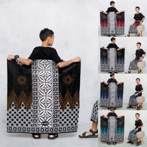 Kois Batik - Sarung anak batik usia sd terbaru motif almahdi uncuk