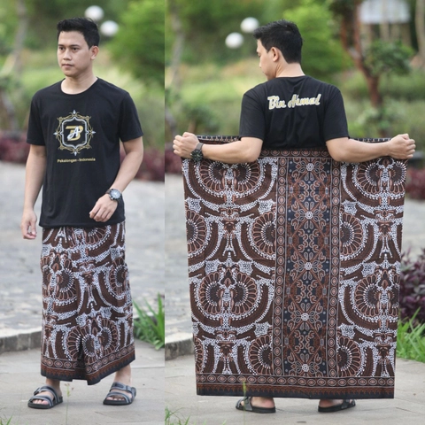 Khisna collection - Sarung pria dewasa motif batik kipas