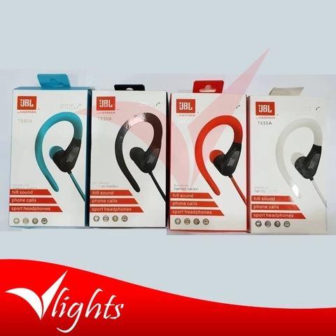 V Lights - Headset Sport T650A Headset Stereo High Quality