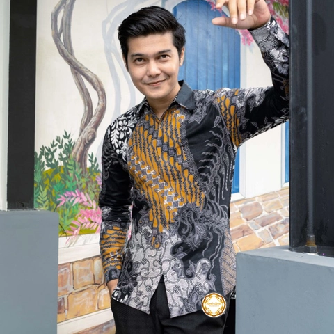 Rambe Batik Indonesia - Kemeja Batik New Slimfit Tebal Halus dan Tidak Luntur A2