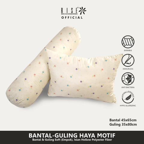 Bluecloud - (Bundling 2 Pcs) Bluecloud - BANTAL TIDUR SOFT MOTIF HAYA MOTIF HAYA