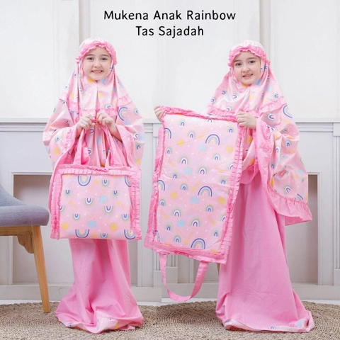 qaydstoreid - Mukena Rainbow Tas Sejadah