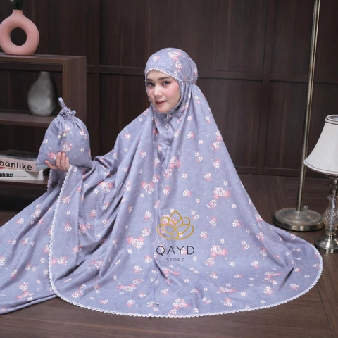 qaydstoreid - Beli 1 gratis 1 mukena sabrina rajut premium katun jumbo