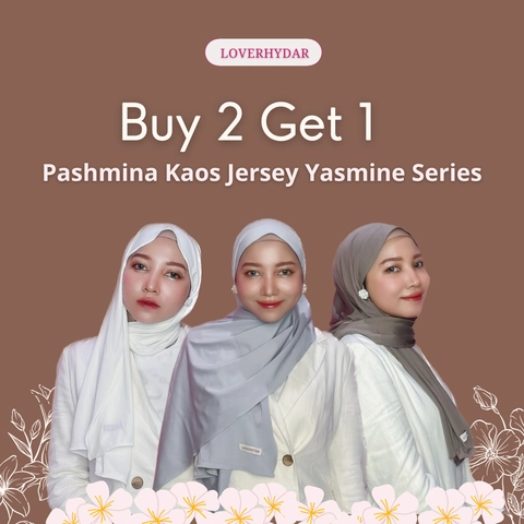 Loverhydar - Pashmina Kaos Jersey Yasmine