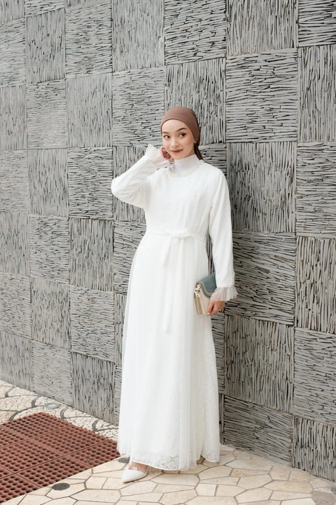 Halika - Venca Dress Putih