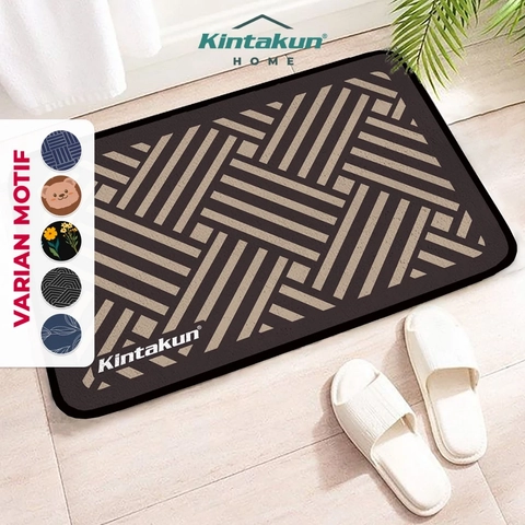 Kintakun - Kintakun Home New Keset Kaki Lantai Kamar Mandi Anti Slip Menyerap Air Pilihan Size