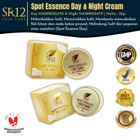 SR12 Herbal Skincare - Spot Essence Day and Night Cream