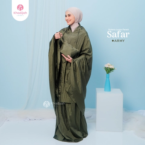 EVM Stockist - KhadijahLabel - Mukena Jumbo Safar Parasit 2 in 1