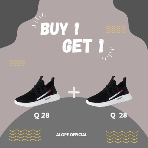 ALOPE OFFICIAL - ALOPE - BUY 1 GET 1 SEPATU Q 28 SEPATU UNISEX PRIA WANITA