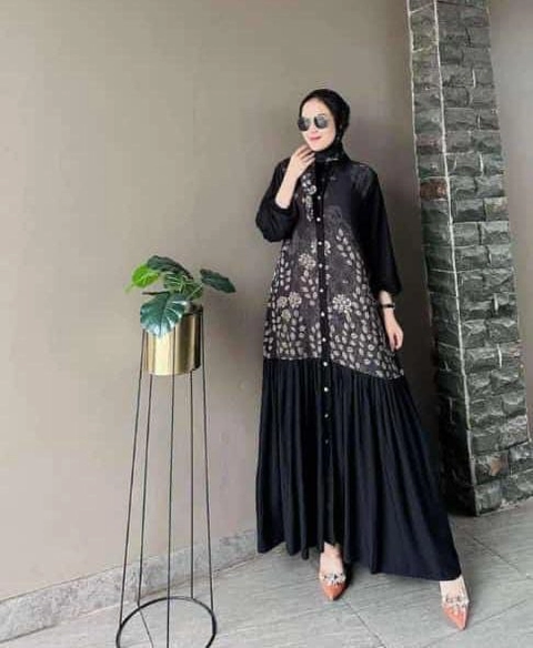 Khisna collection - Syaima drees new ready set hijab