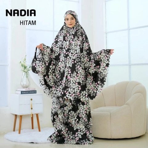 qayd - UZN Mukena Dewasa Katun 2in1 Nadia