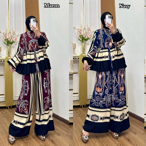 Khisna collection - Oneset anisa viral models and motif wanita dewasa