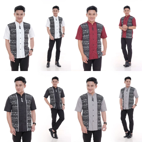 Batik Alfin - Baju koko pria dewasa lengan pendek model terbaru bagus banget070